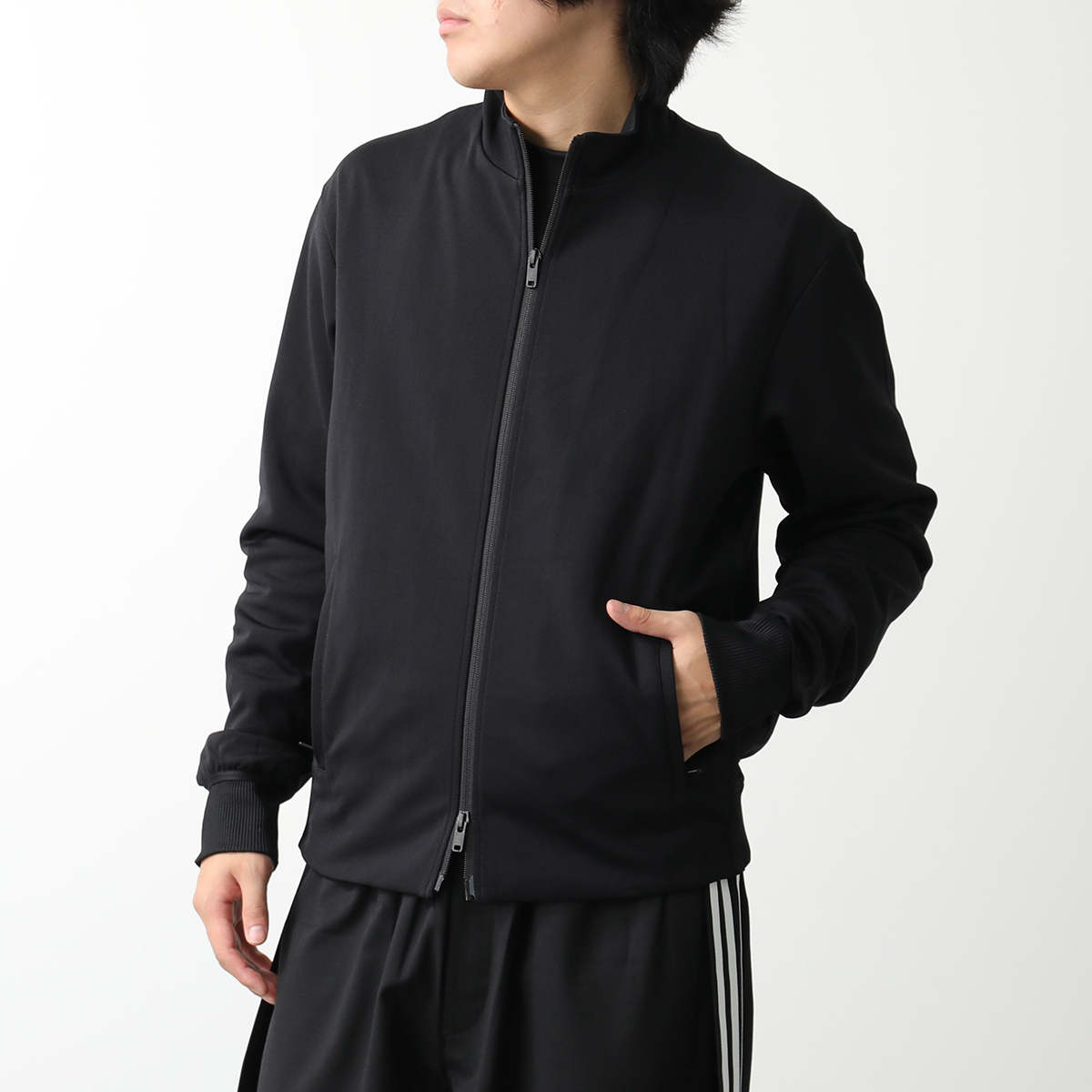 Y-3 ワイスリー トラックジャケット M TRACK TOP IW0061 メンズ スタンドカラー ジャージ ロゴ BLACK