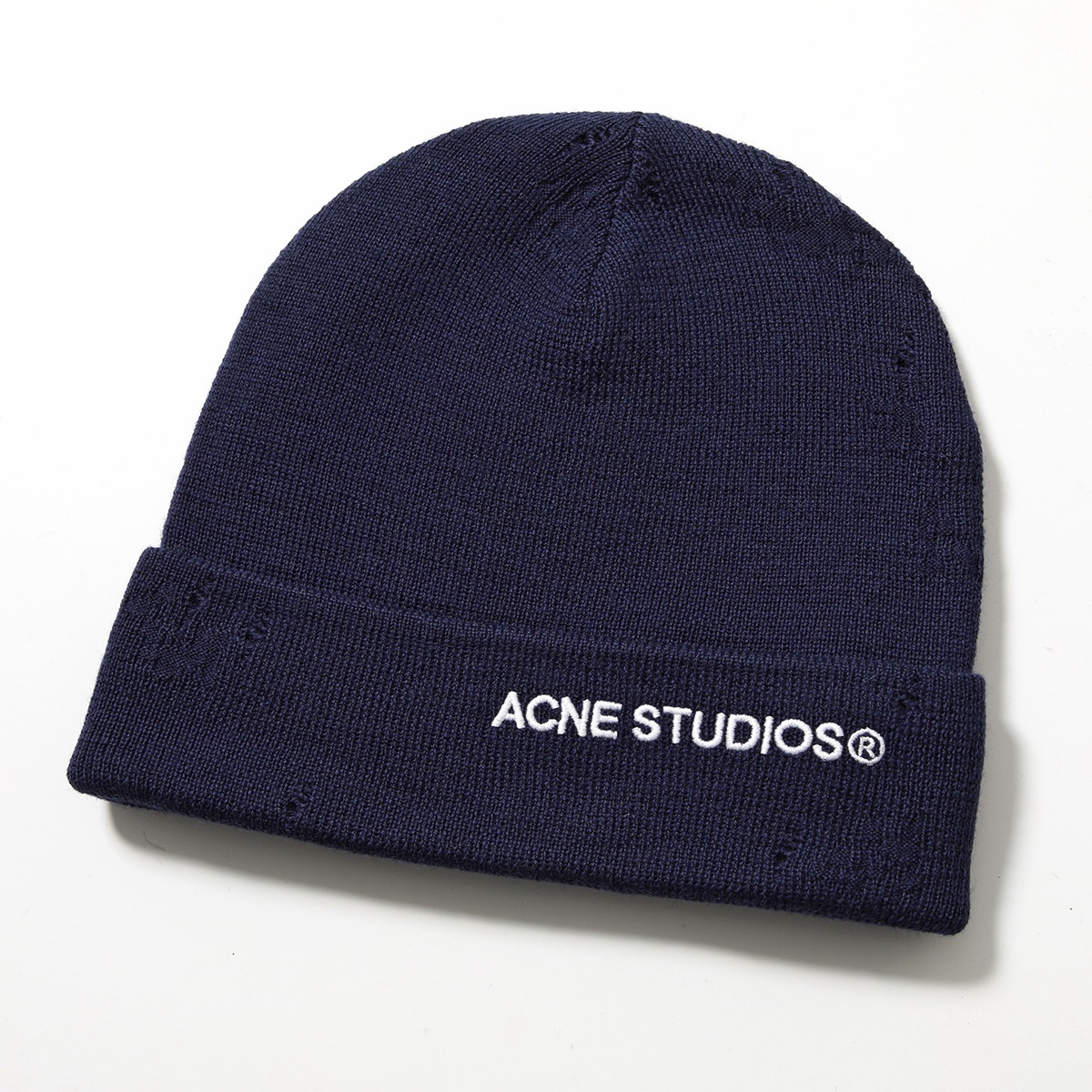 Acne Studios アクネストゥディオズ ニット帽 FN-UX-HATS000261 C40359 レディース ロゴ刺繍 ダメージ加工 ニットキャップ  ビーニー 帽子 BG3/Navy : 361005262 : インポートセレクトmusee - 通販 - Yahoo!ショッピング