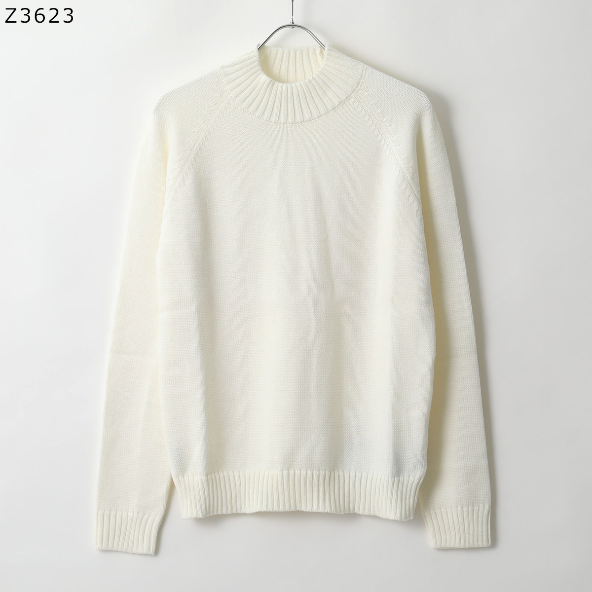 ★極美品 ZANONE ザノーネ タートルネック ウール イタリア製 白 46 ザノーネ / ZANONE / タートルネック ニット / ウール ミドル