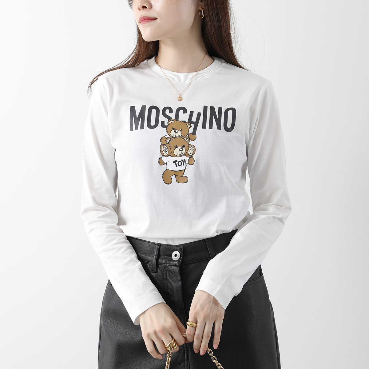 MOSCHINO KIDS モスキーノ キッズ Tシャツ HUO00W LAA01 レディース ガールズ 長袖 カットソー ロゴT テディベア  コットン 10063 : 361010135 : インポートセレクトmusee - 通販 - Yahoo!ショッピング