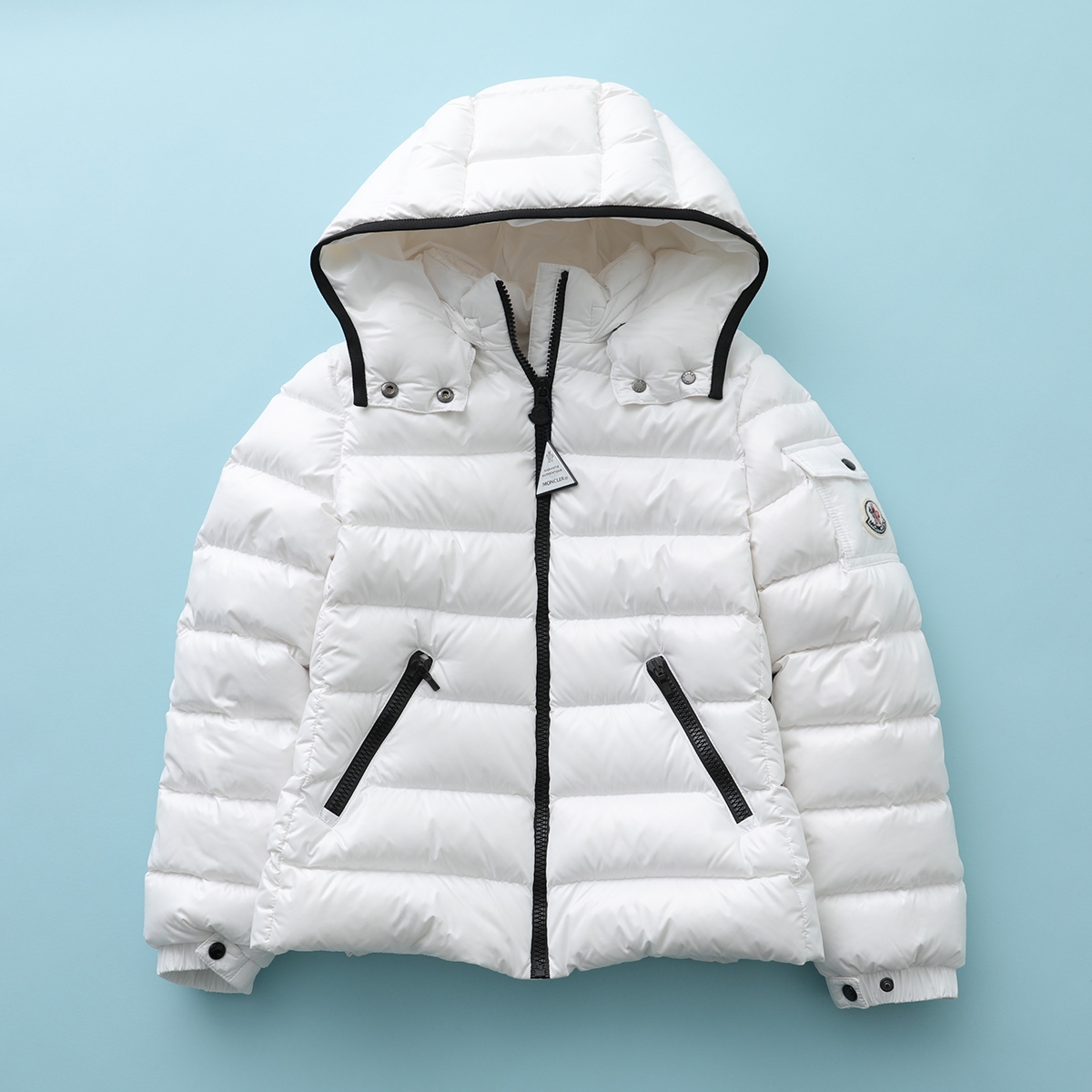 MONCLER KIDS モンクレール キッズ ダウンジャケット BADY バディ 1A52710 68950 ガールズ フード付き ナイロン  アイコンパッチ 032 : 361010211 : インポートセレクトmusee - 通販 - Yahoo!ショッピング