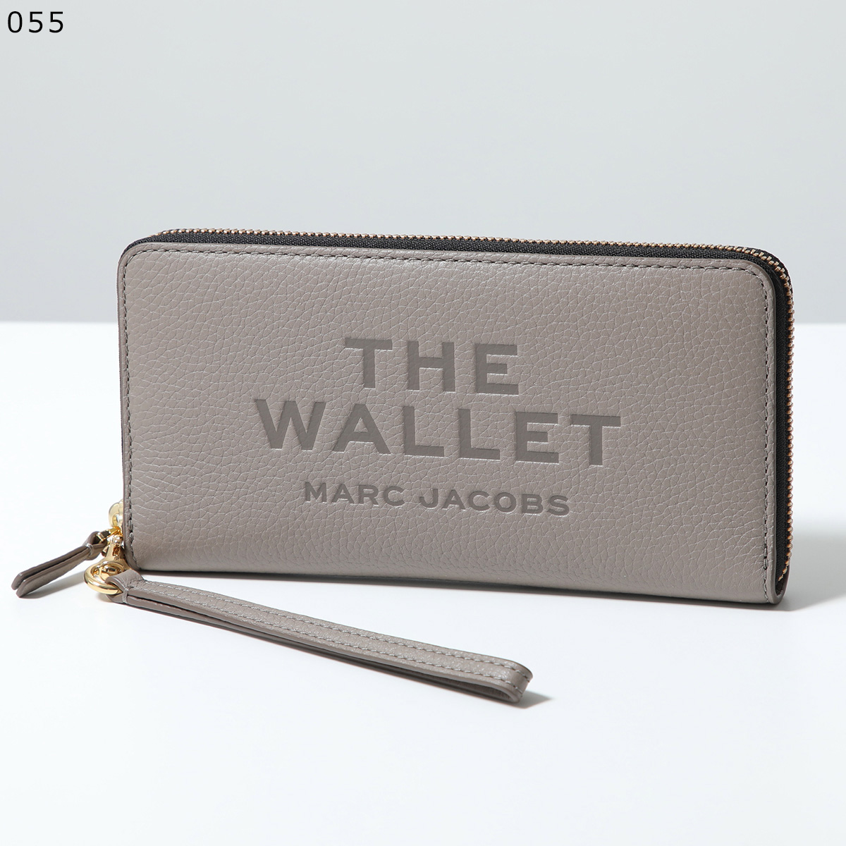 極美品マークジェイコブス ラウンドファスナー長財布 コンチネンタル レザー黒 MARC JACOBS（マーク・ジェイコブス） ラウンドファスナー長財布 THE