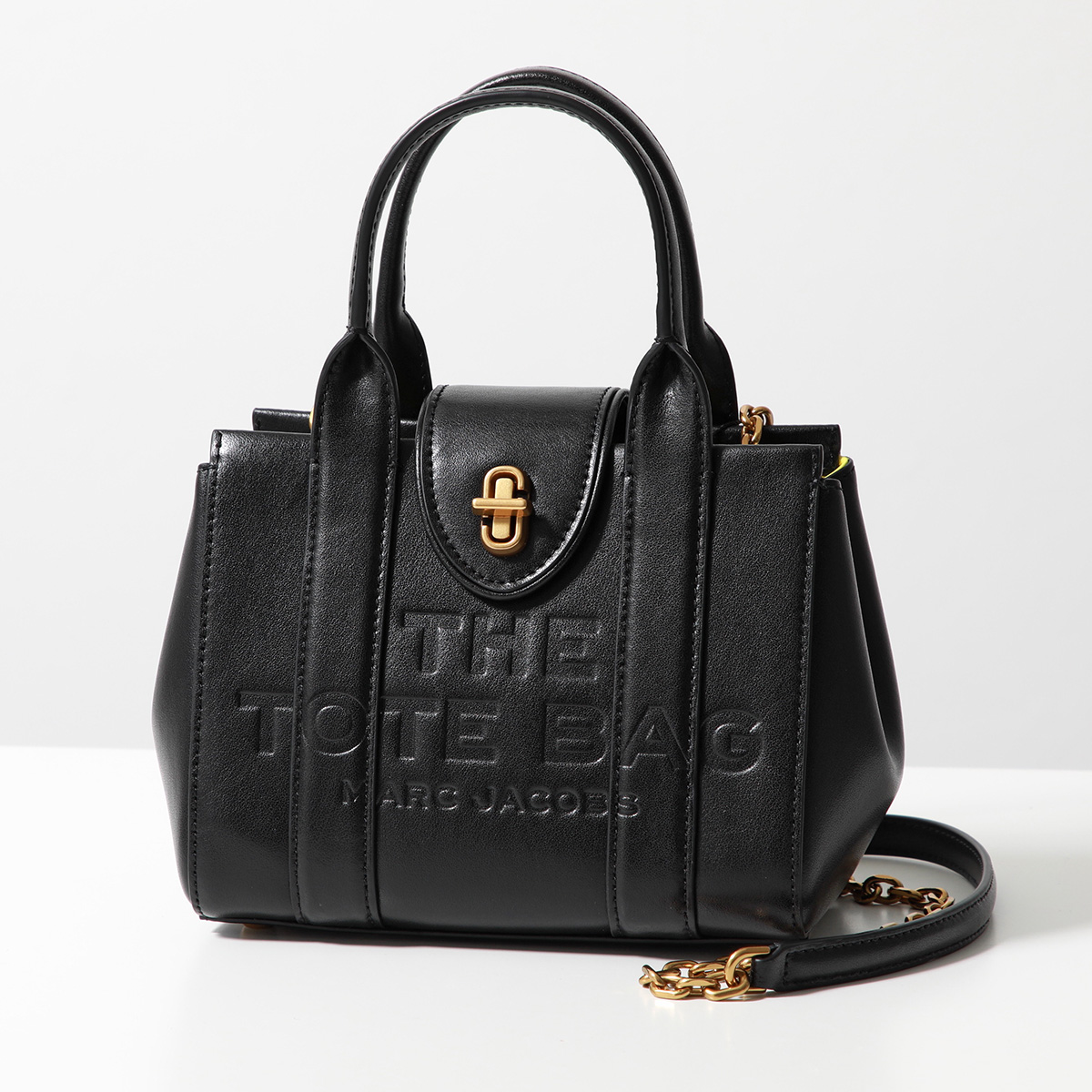 MARC JACOBS マークジェイコブス ショルダーバッグ The Turnlock Crossbody Tote Bag 2F4HCR015H04  レディース レザー ロゴ 鞄 001/BLACK : 361012275 : インポートセレクトmusee - 通販 - Yahoo!ショッピング