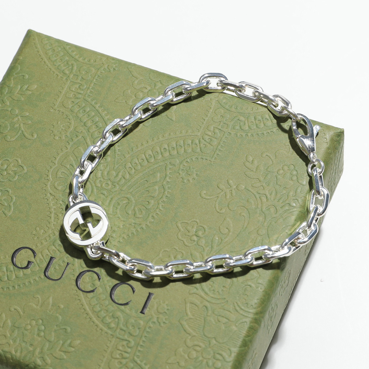 GUCCI グッチ ブレスレット INTERLOCKING G インターロッキング 796351 J8400 レディース チェーン GGロゴ  アクセサリー 8106/SILVER : 361024244 : インポートセレクトmusee - 通販 - Yahoo!ショッピング