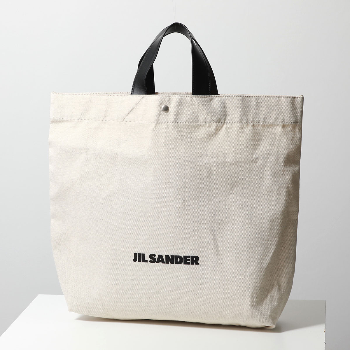 JIL SANDER ジルサンダー トートバッグ BOOK SHOPPER ブック ショッパー メンズ キャンバス コットンリネン レザーハンドル  ロゴ 鞄 カラー2色 : 361029001 : インポートセレクトmusee - 通販 - Yahoo!ショッピング