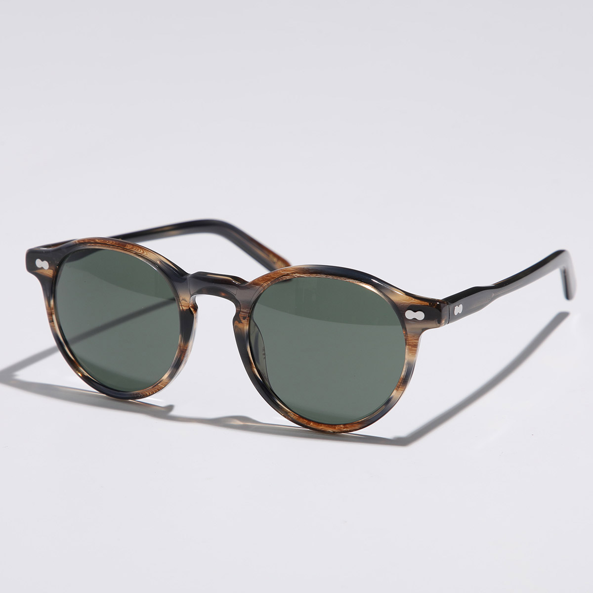 最新エルメス MOSCOT モスコット サングラス MILTZEN SUN メンズ ボストン型 小物