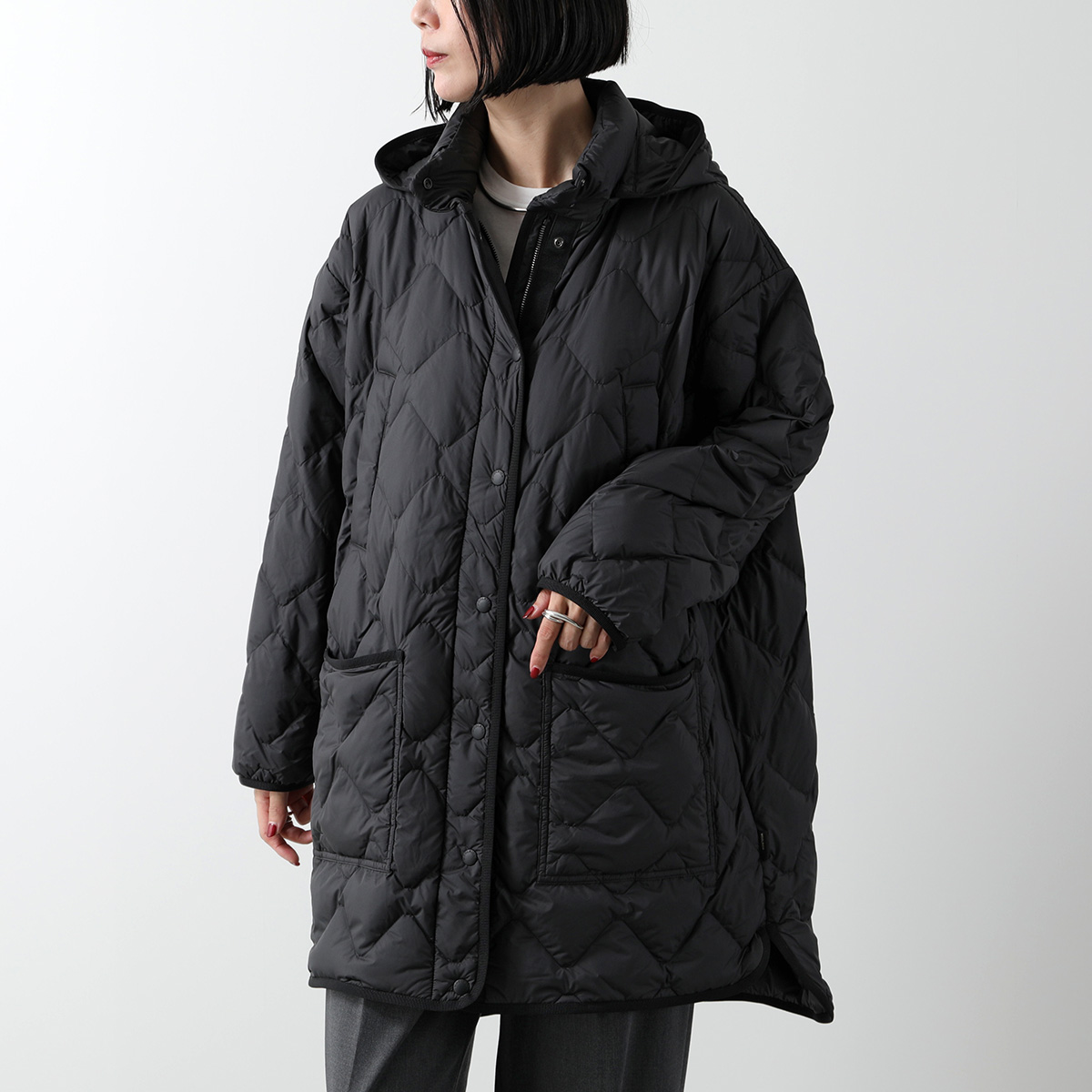 WOOLRICH ウールリッチ ダウンコート HERITAGE CAPE CFWWOU1021 FRUT2635 レディース キルティング ミドル丈  フーディ カラー2色