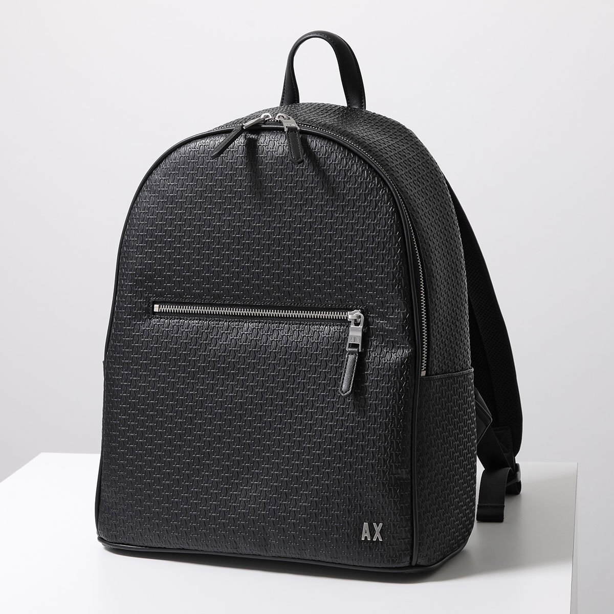 美品 EMPORIO ARMANI ビッグロゴ リュック　ブラック m193 undefined