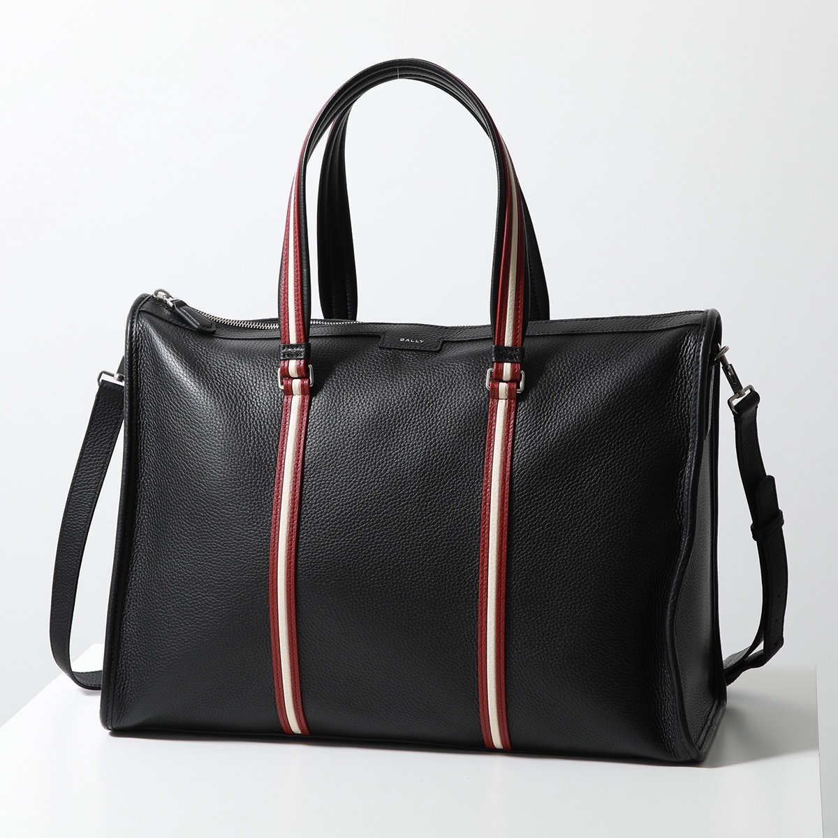 BALLY バリー トートバッグ CODE ZIP TOTE メンズ ショルダーバッグ クロスボディ レザー バリーストライプ ロゴ 鞄  U901P/BLACK+PALLADIO : 361112155 : インポートセレクトmusee - 通販 - Yahoo!ショッピング