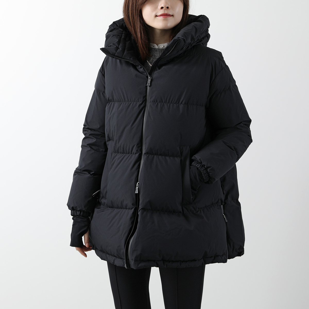 HERNO Laminar ヘルノ ラミナー ダウンコート PI00370DL 11106 レディース GORE-TEX ゴアテックス フード付き  WINDSTOPPER 9300