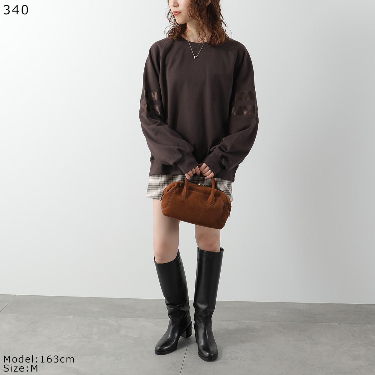 repetto（レペット） スウェットシャツ Satin sweatshirt S0573A
