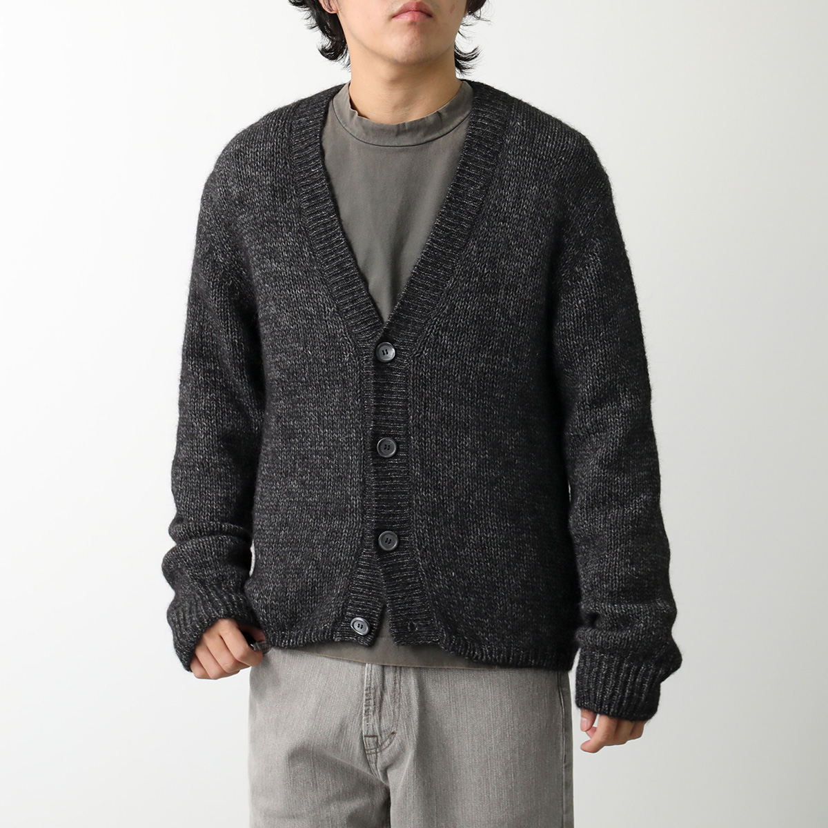 OUR LEGACY アワーレガシー カーディガン ACADEMY CARDIGAN M4243AP メンズ Vネックカラー アルパカ ウール  PEPE-NERO-AIRY-ALPACA : 361120132 : インポートセレクトmusee - 通販 - Yahoo!ショッピング