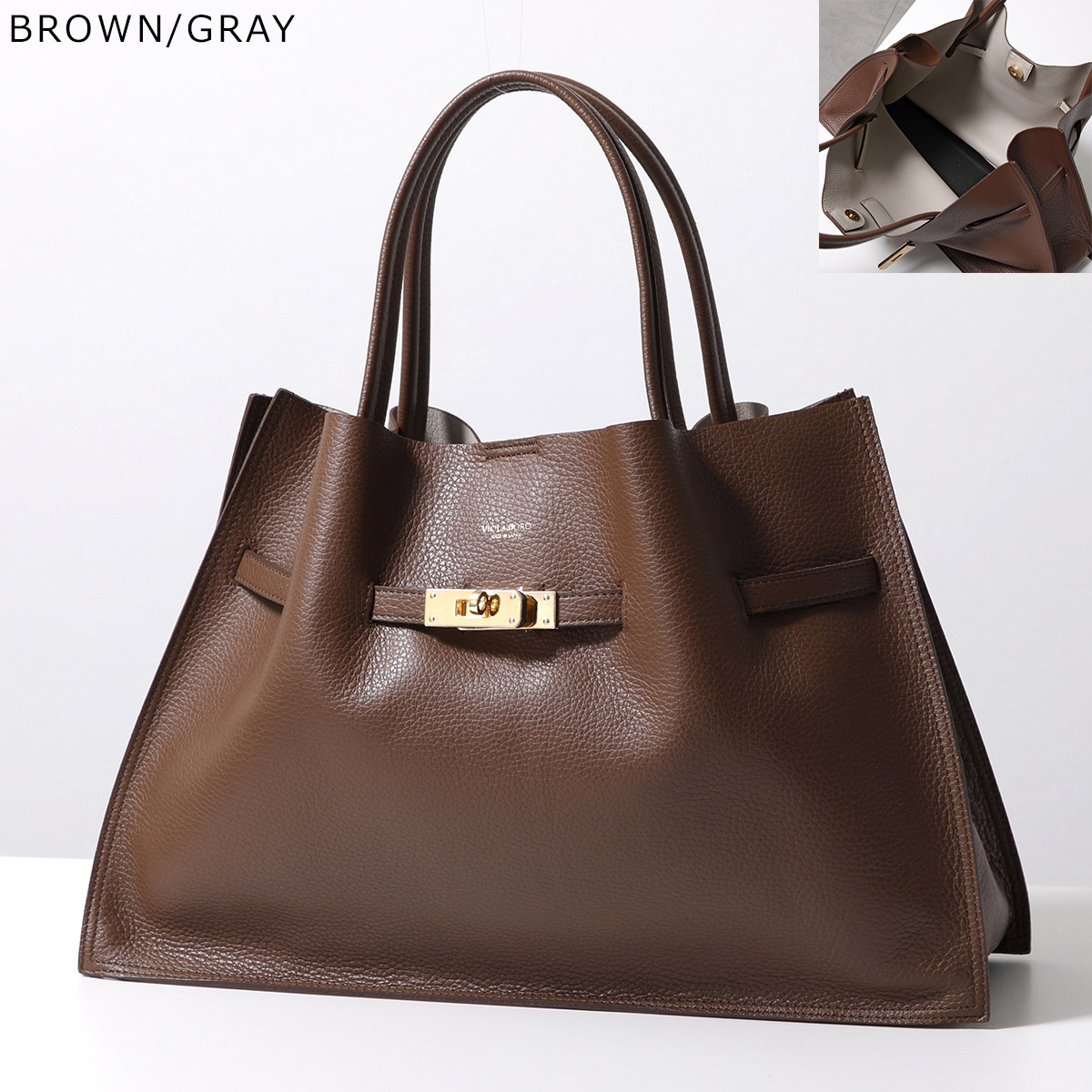 VIOLAd'ORO（ヴィオラドーロ） トートバッグ TRERO L トレロ V-1497