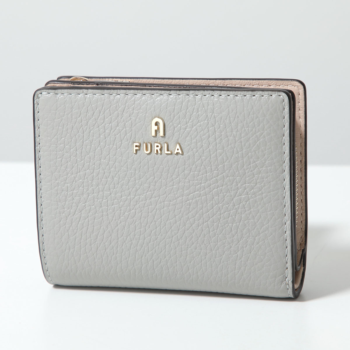 フルラ 新品 ウォレット 二つ折り財布 カメリア シンプル FURLA レザー フルラ FURLA 2つ折り財布 カメリア S COMPACT WALLET L ZIP WP00307