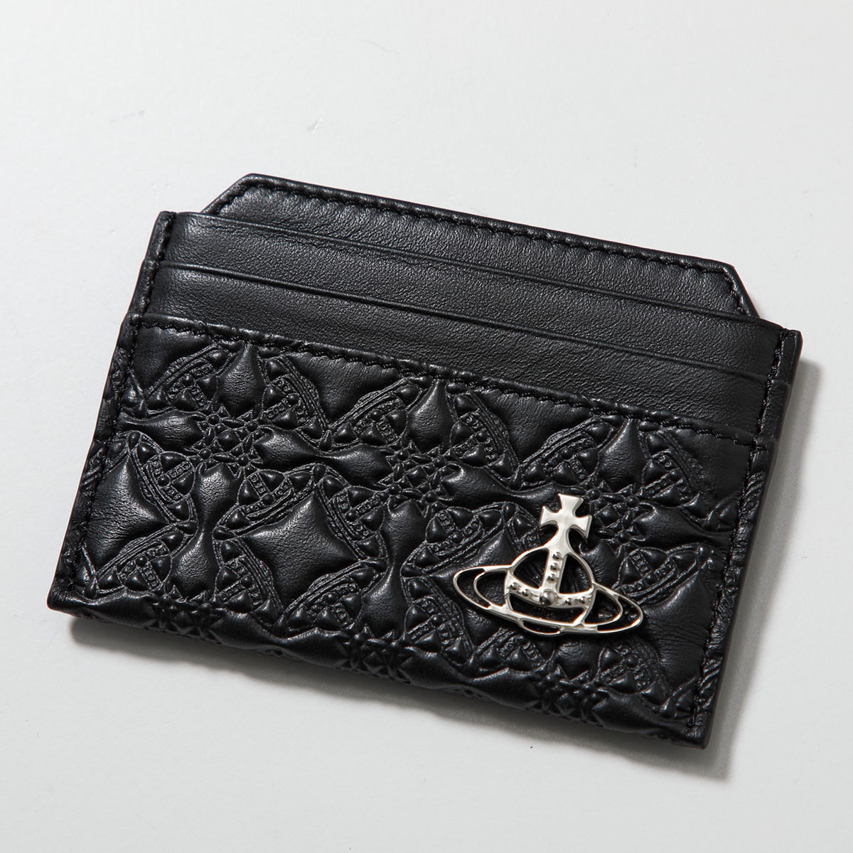 Vivienne Westwood ヴィヴィアンウエストウッド カードケース SLIM CARD HOLDER 5403000BU L003E  レディース レザー オーブ N403/BLACK