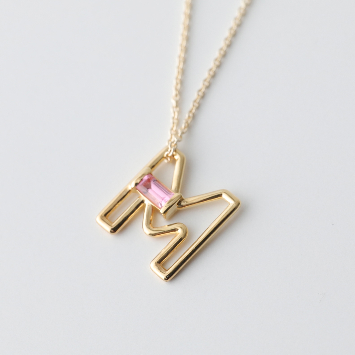 ALIITA アリータ ネックレス LETRA NECKLACE ROLO レディース イニシャル アルファベット ペンダント アクセサリー カラー5色の画像