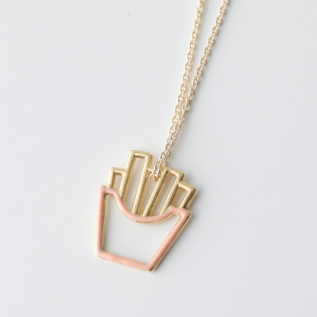 ALIITA アリータ ネックレス PAPITAS ENAMEL NECKLACE ROLO レディース ポテト モチーフ ペンダント アクセサリー F9000/YELLOW-GOLD-9KTの画像
