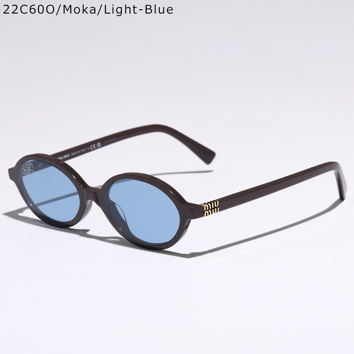 miu miu（ミュウミュウ） サングラス SMU 04Z レディース オーバル