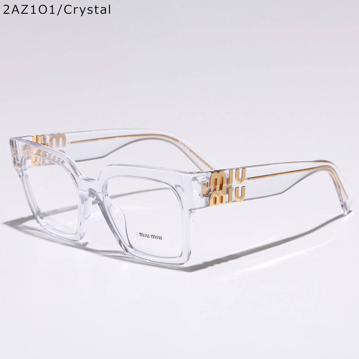 miu miu（ミュウミュウ） メガネ VMU 04U レディース メタルロゴ アイ