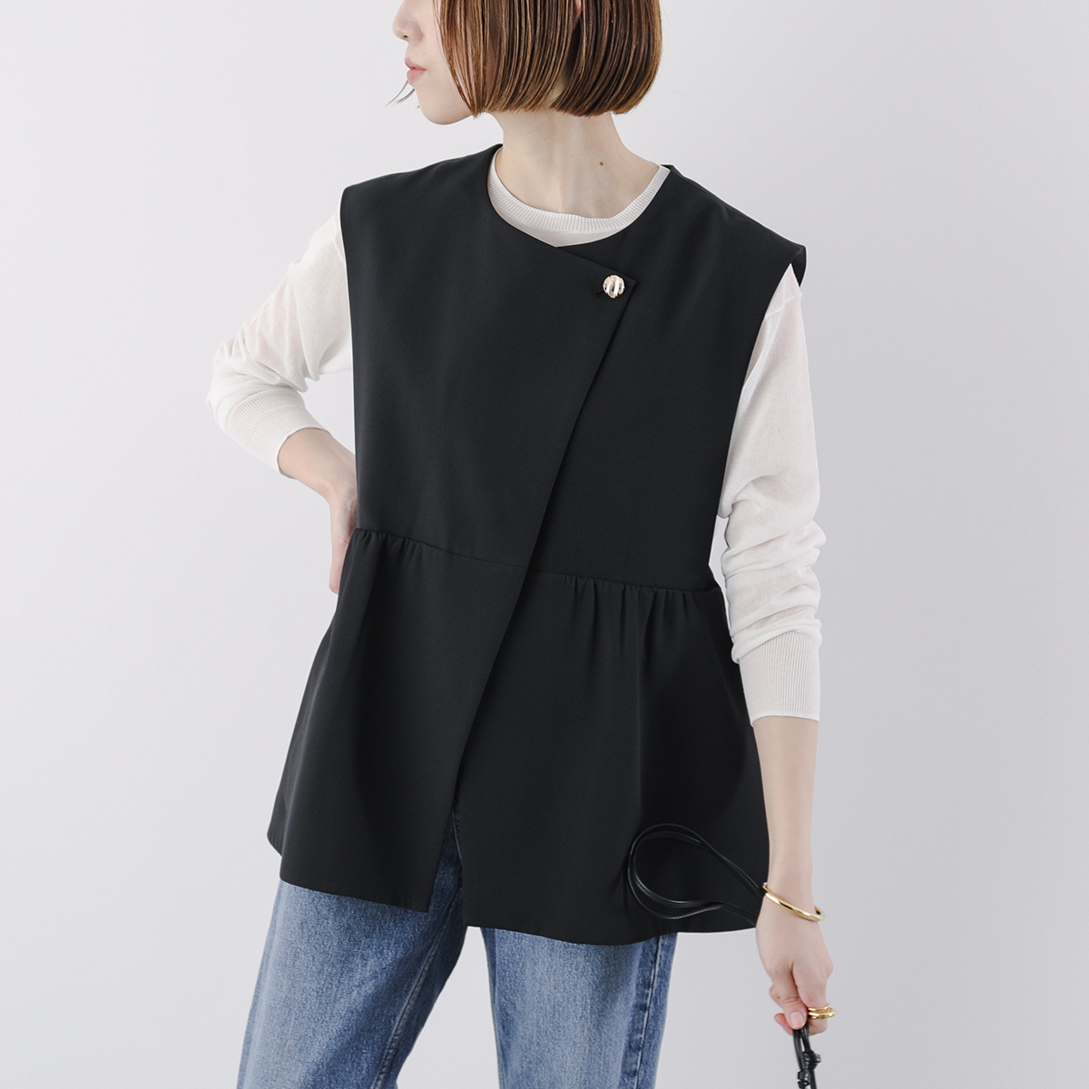 楽天市場】【即納】【2025春夏新作】CHIGNON シニヨン 麻混