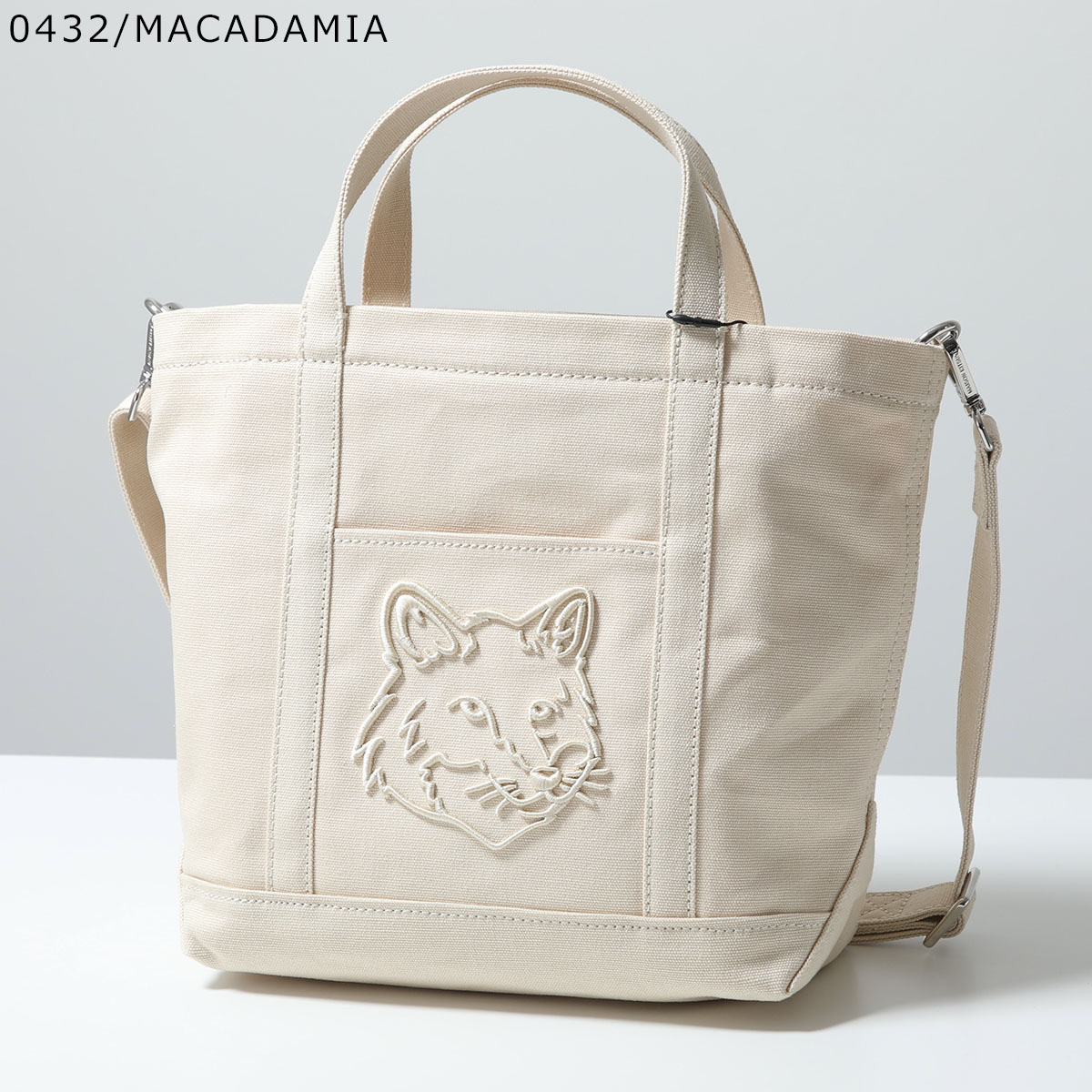 MAISON KITSUNE（メゾン キツネ） ハンドバッグ FOX HEAD SMALL