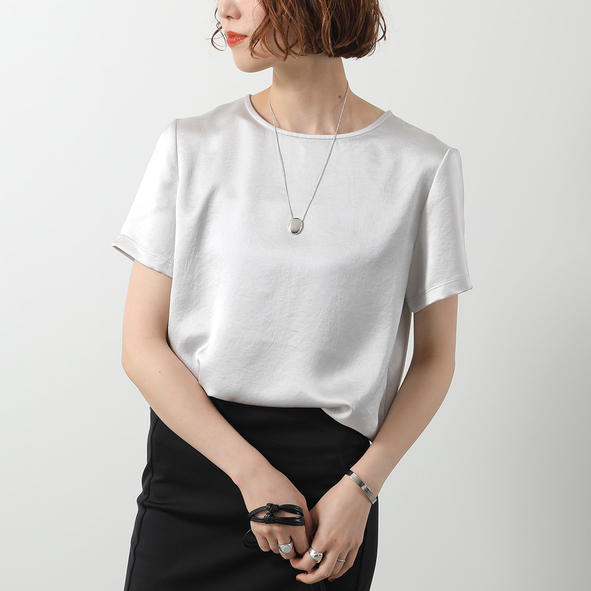 MaxMara ホワイト Tシャツ　Sサイズ S Max Mara Nancy Tシャツ | ホワイト | FARFETCH JP
