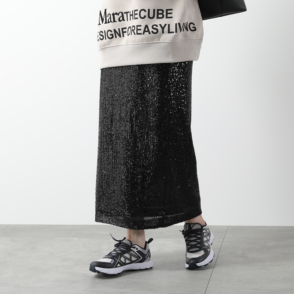 マックスマーラウィークエンドリネンワンピース巻きスカートペイズリー柄Lブラック MaxMara WEEKEND ペイズリー リネン 巻きスカート ロングワンピ