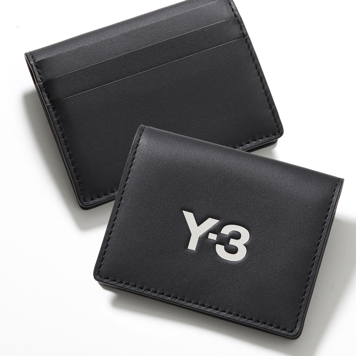 大人の上質  カードケース ワイスリー Y-3 JN1728 カード ロゴ レザー メンズ 小物
