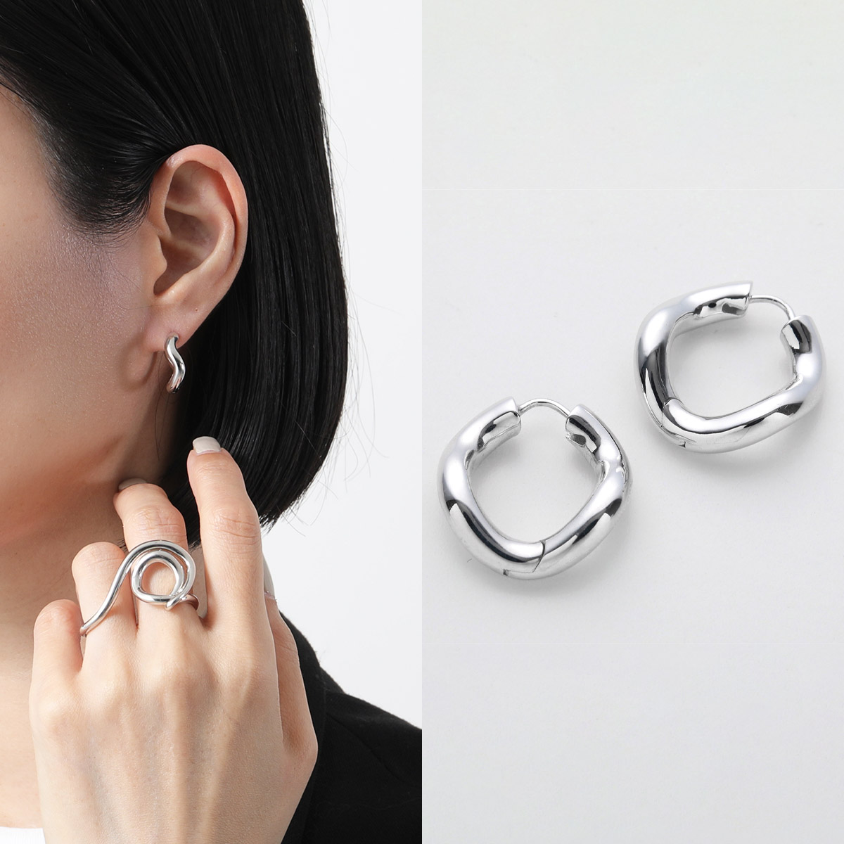 Charlotte Chesnais シャルロットシェネ フープピアス BOUCLES