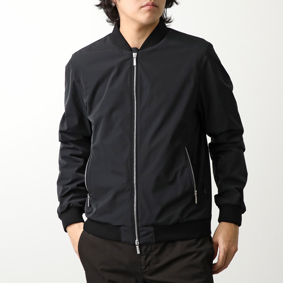 MOORER ムーレー ESPER ダウンジャケット シャツカラー デニム MOORER ムーレー ボンバージャケット SORANO D6 ソラーノ メンズ