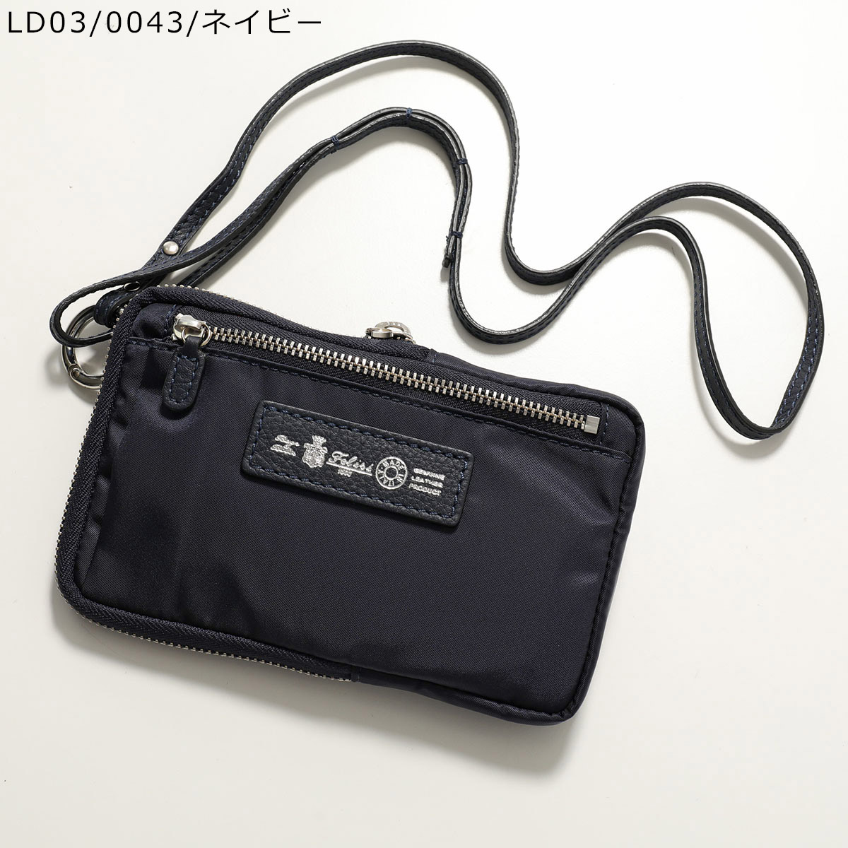 フェリージ Felisi 美品 9333 ショルダーバッグ ナイロン × レザー Felisi（フェリージ） ショルダーバッグ 15/47/1-DS レディース 鞄