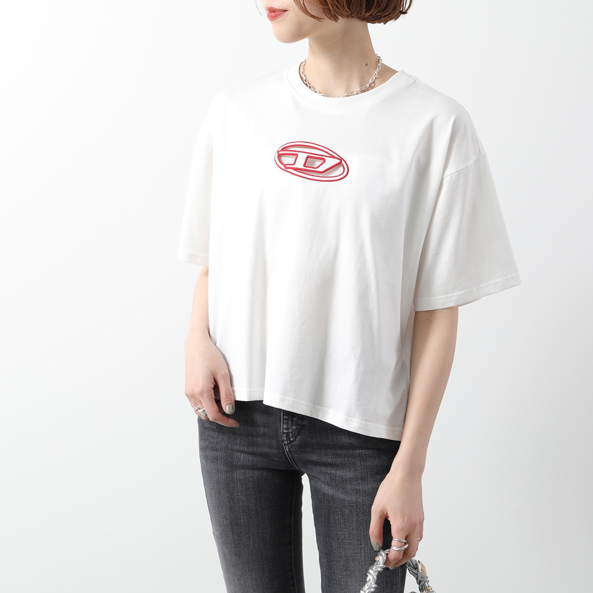 DIESEL 黒 半袖 Tシャツ がー｜DIESELのTシャツ/カットソーを使ったコーディネート - WEAR