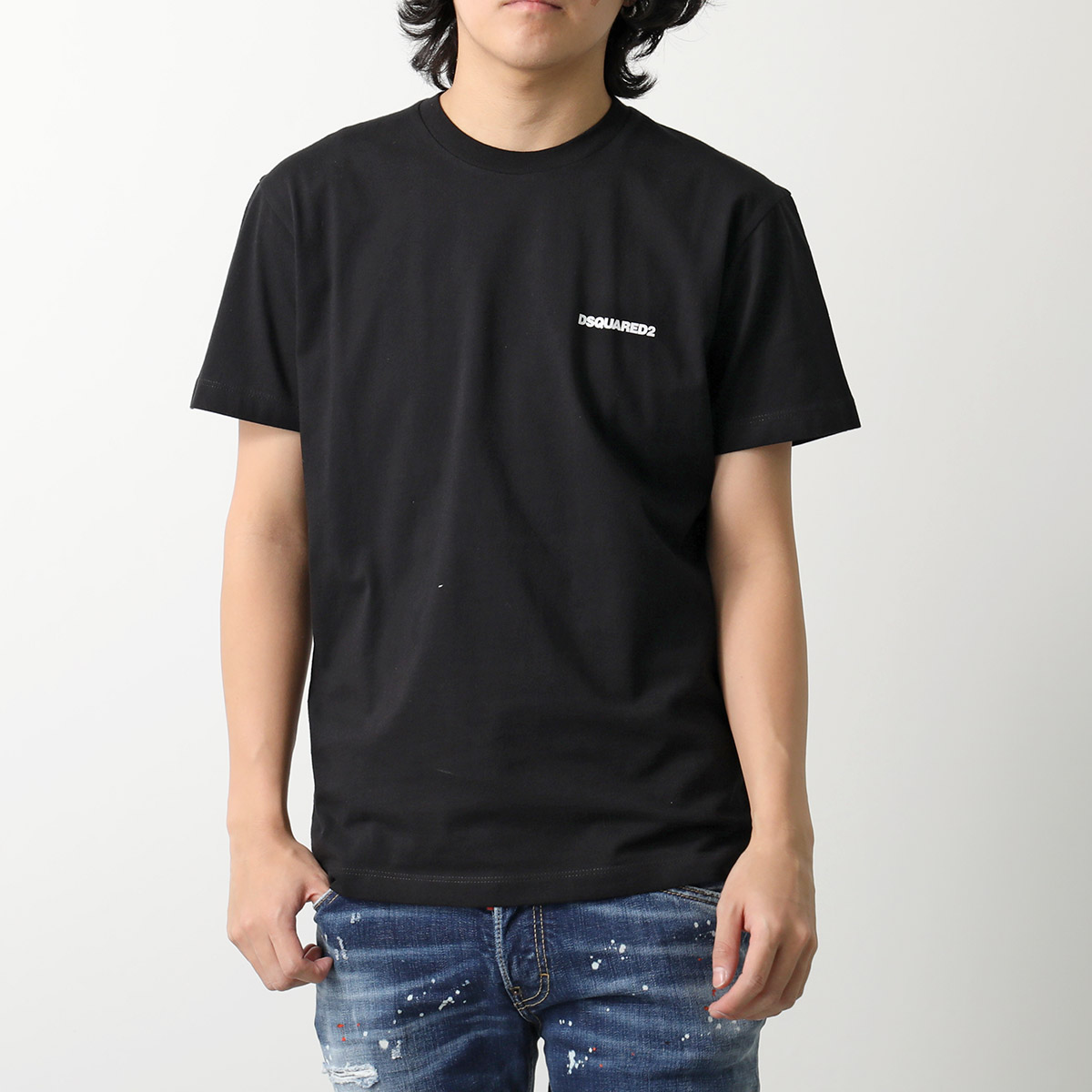 DSQUARED2 半袖 Tシャツ Cool Fit T-Shirt S74GD1253 D20020 Cool Fit Logo Patch T-Shirt