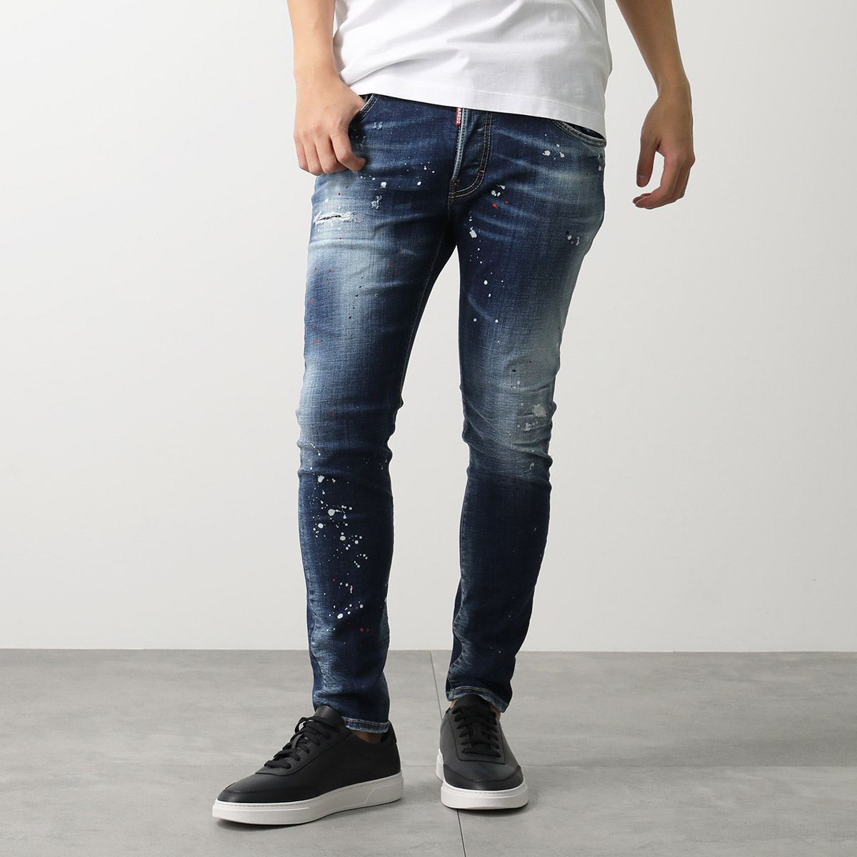 Dsquared2 ストレッチフリフ D8L6458000 010 DSQUARED2 ディースクエアード ジーンズ Medium Easy Wash Super