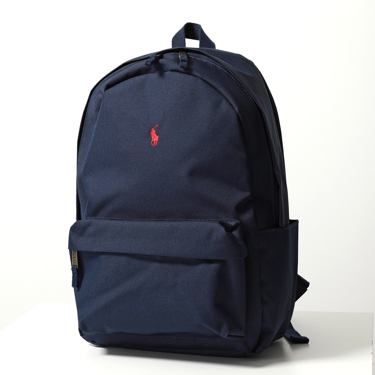 【新品】ポロラルフローレン バックパック リュックサック 黒 ボーイズ メンズ キャンバス バックパック（バックパック/リュック）｜POLO RALPH
