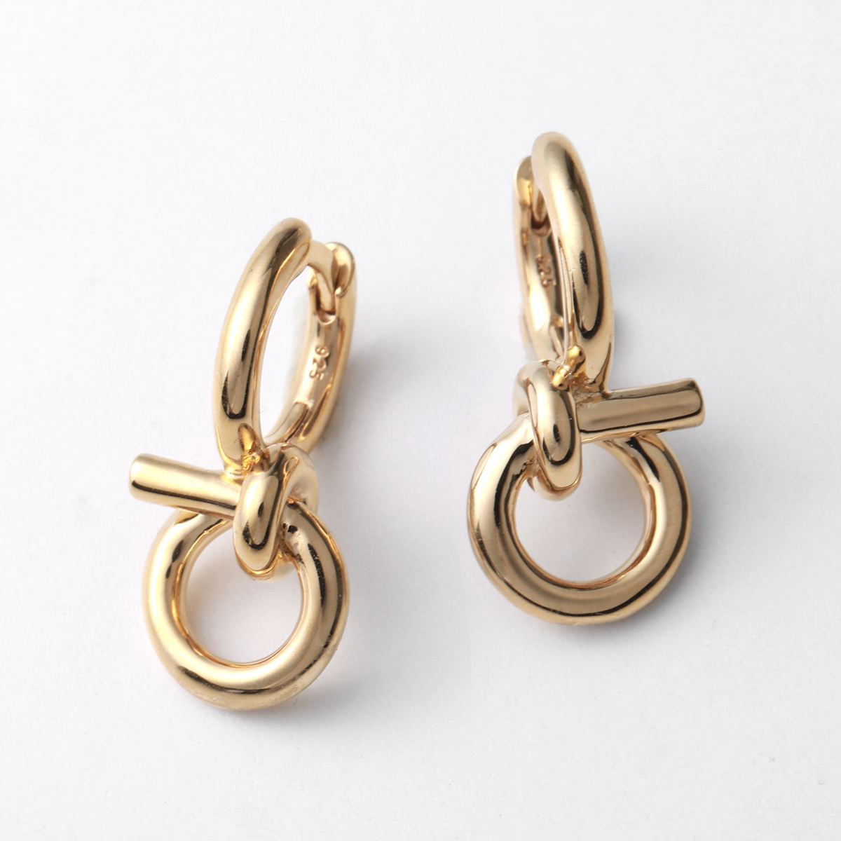 Otiumberg オティウムバーグ ピアス Tied Hoops タイフープ
