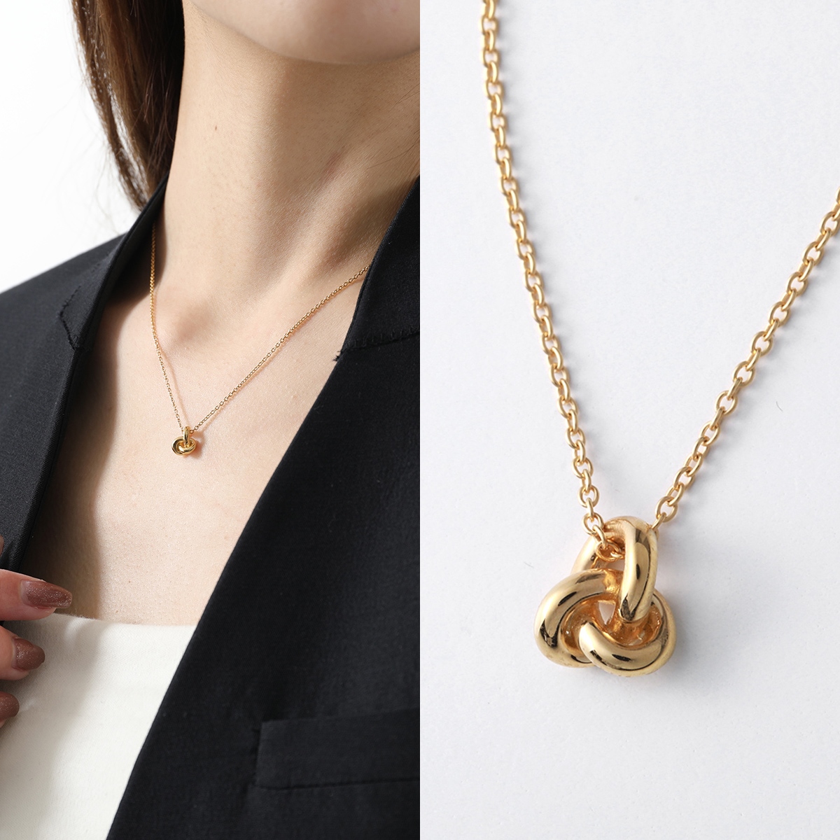 Otiumberg オティウムバーグ ネックレス Mini Knot Necklace ノット