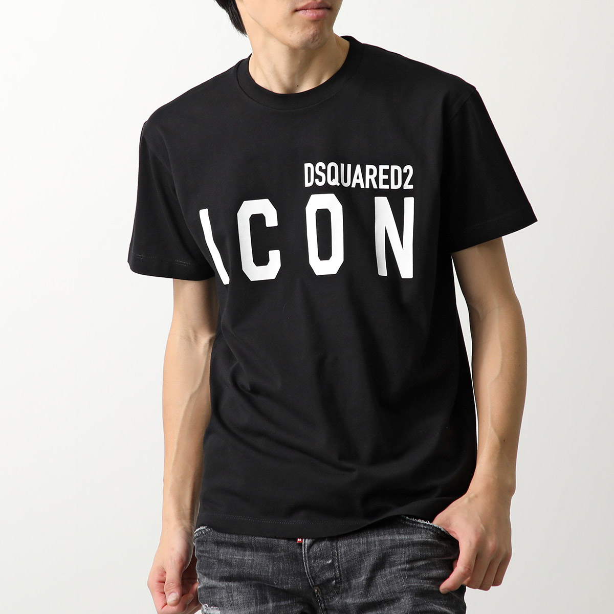 ☆DSQUARED2☆ ICON ボートネックコットンTシャツ♪ インポートセレクトmusee - DSQUARED2 トップス|Yahoo!ショッピング
