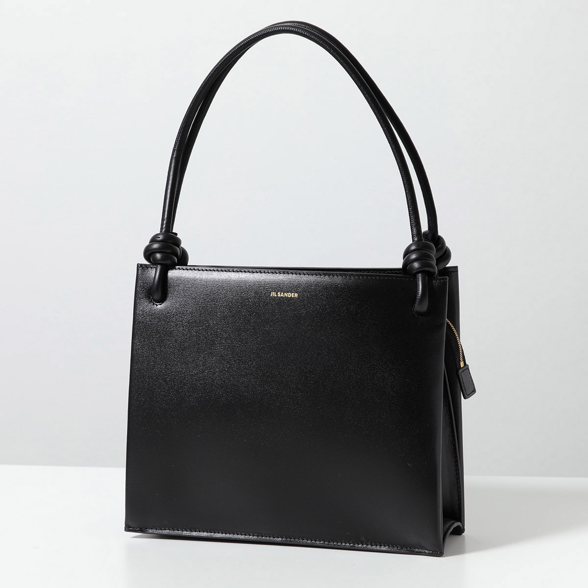 JIL SANDER ジル サンダー サテン レザー ハンド バッグ カバン