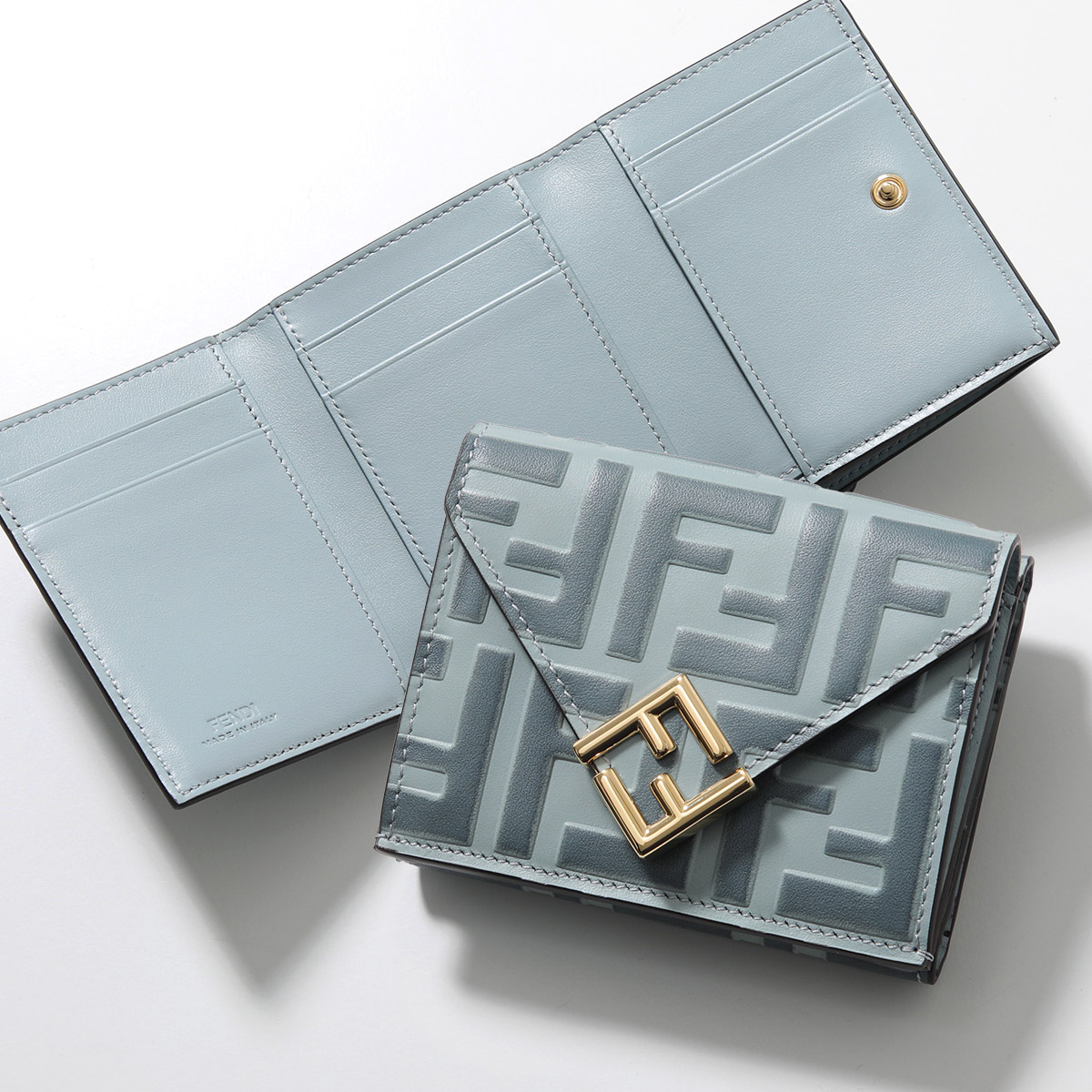 最終値下　FENDI 三つ折り財布 フェンディ　付属品付き FENDI フェンディ 三つ折り財布 8M0480 ALV4 レディース FF