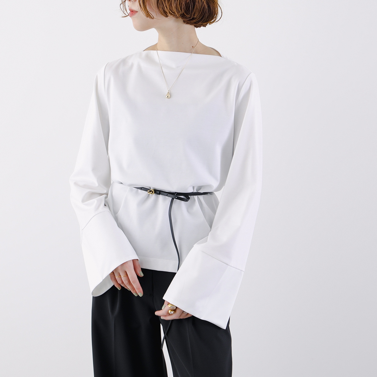 TWILL ツイル カットソー TW24112 レディース モックネック ロング