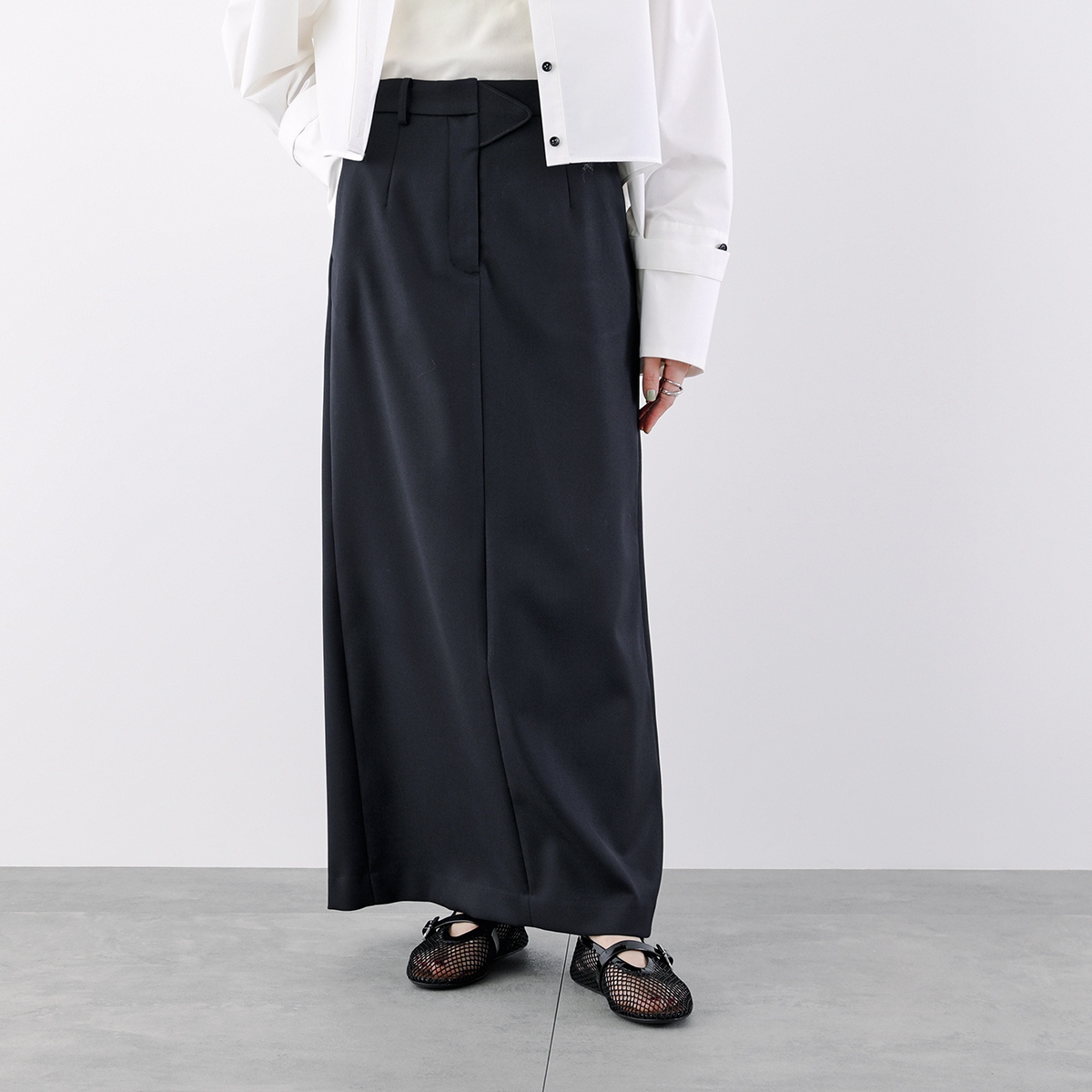   マキシスカート 24 AZUL BY MOUSSY | リネンミックスマキシスカート (スカート(ロング