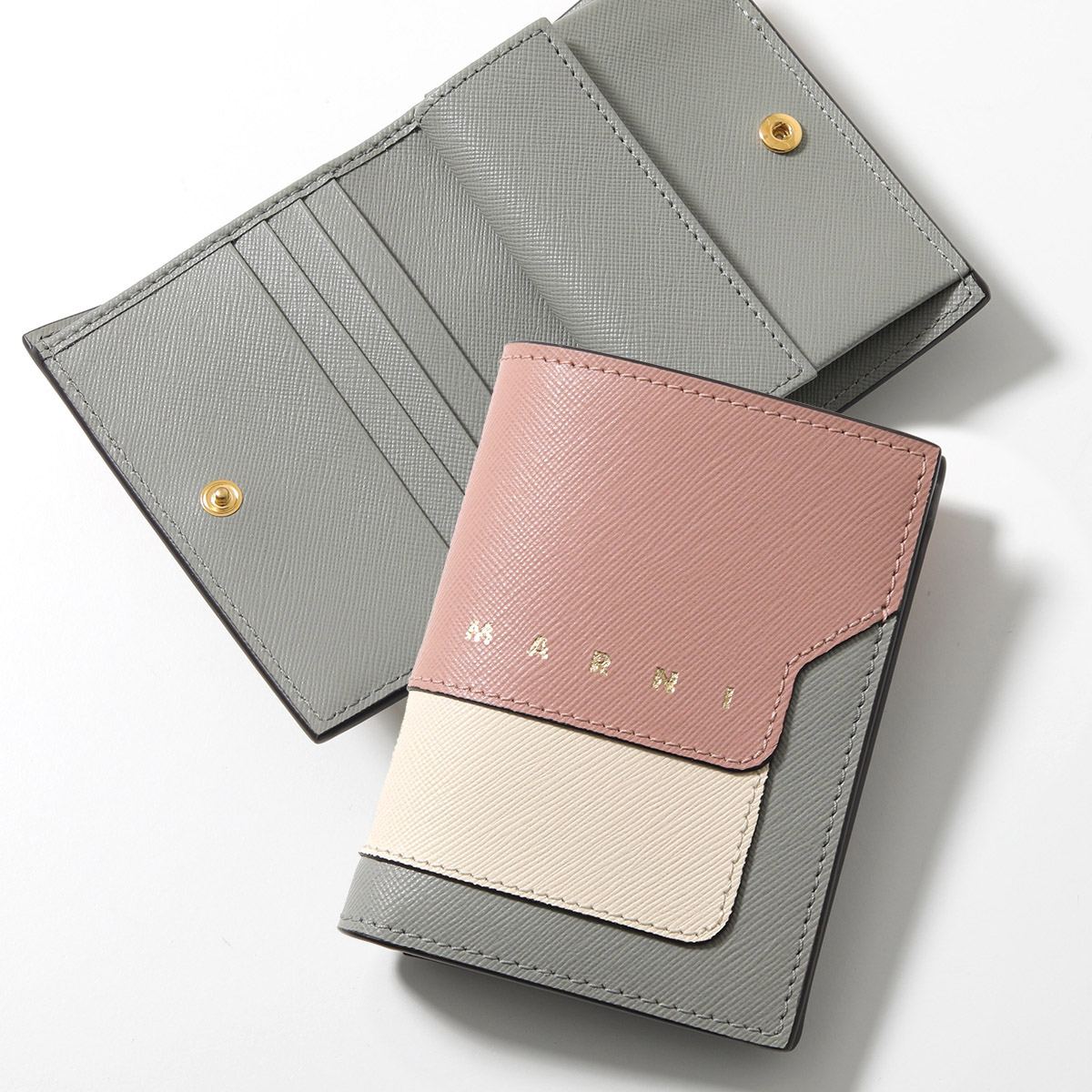 MARNI 二つ折り財布 PFMOQ14U28 LV520 小銭入れあり マルニ MARNI MARNI 二つ折り財布 PFMOQ14U28 LV520 小銭入れ