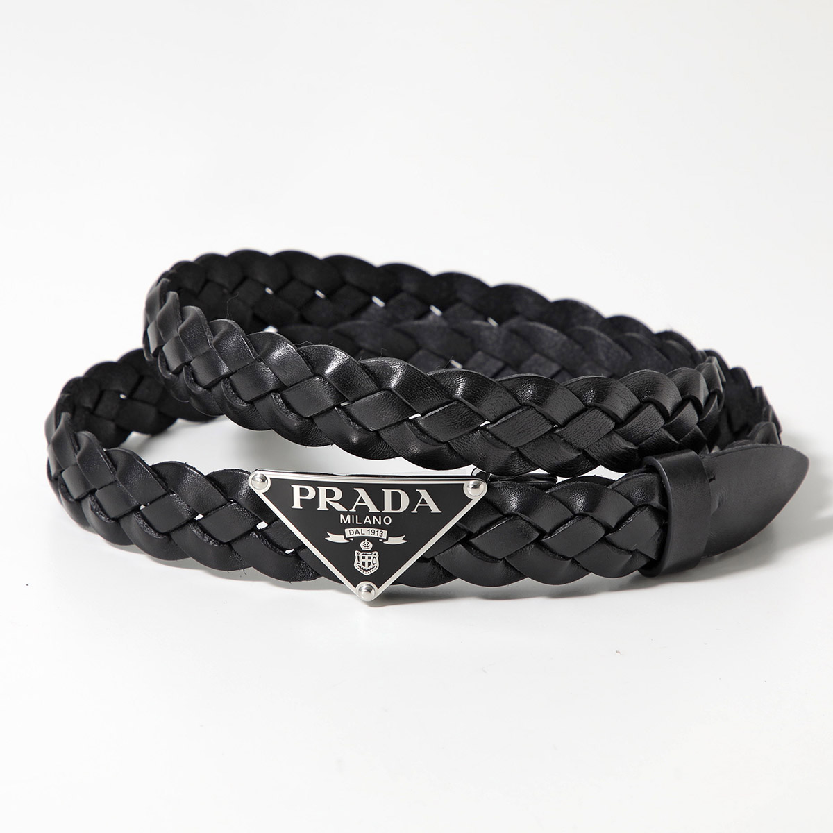PRADA（プラダ） ベルト 2CS114 2A7P メンズ レザー エナメルメタル