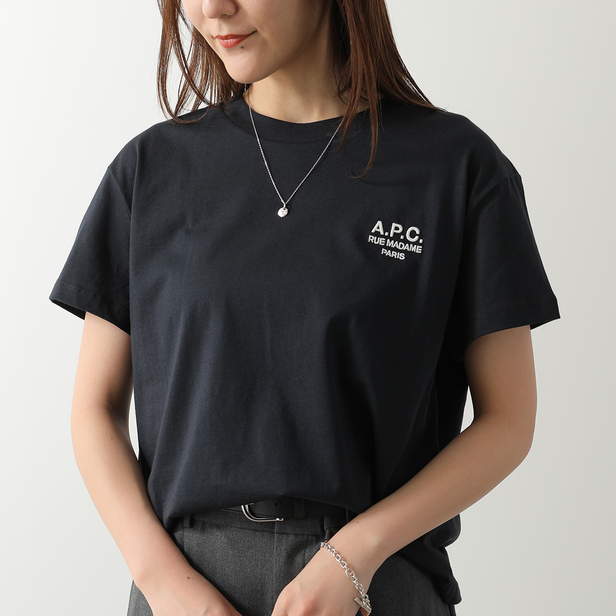 A.P.C アーペーセー 限定ロゴＴシャツ 再入荷》【A.P.C. / アーペーセー】別注 オーバーサイズ ロゴプリント