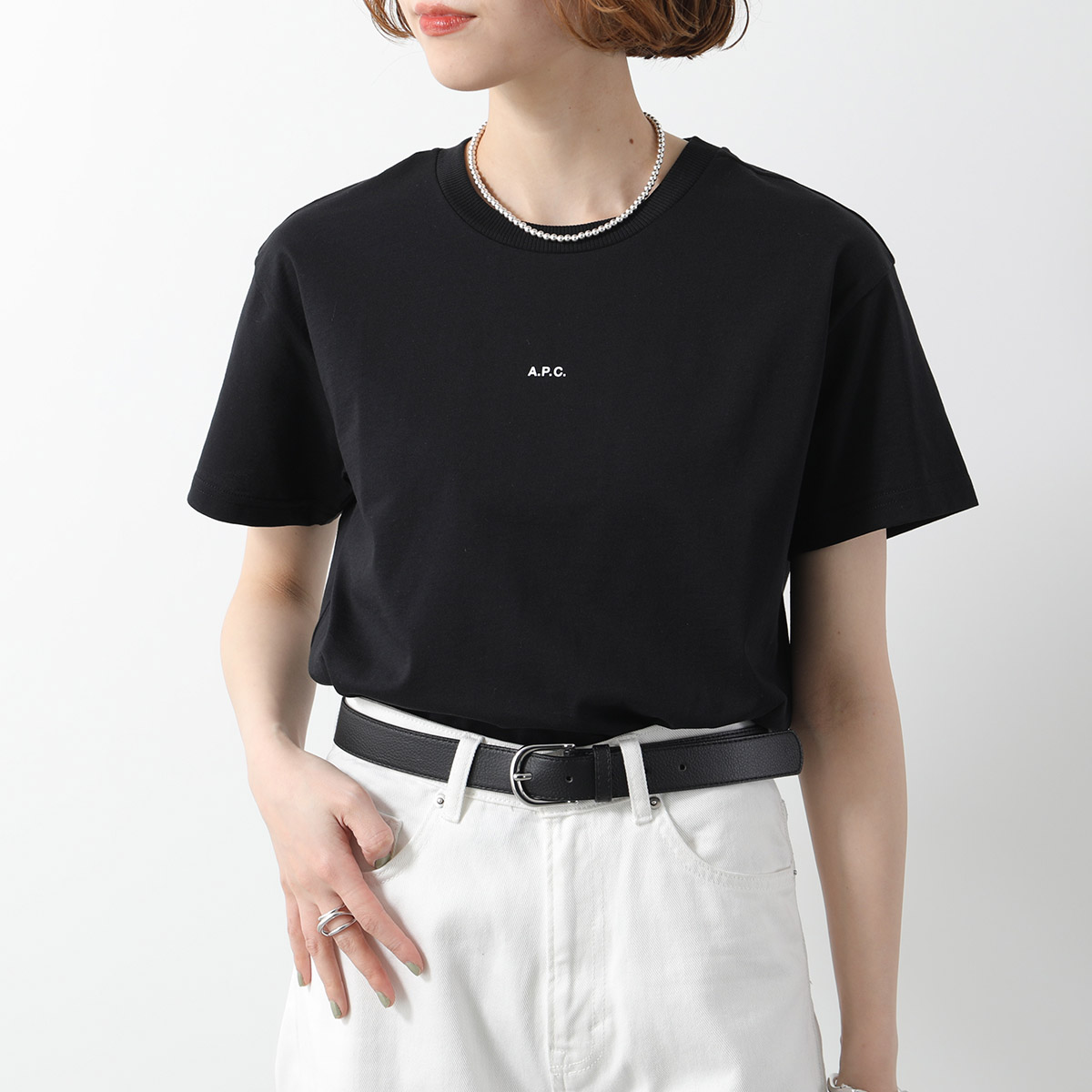 国内発送 A.P.C アーペーセー 半袖Tシャツ COHBW F26387 A.P.C. APC アーペーセー Tシャツ COHBW F26387 レディース 半袖