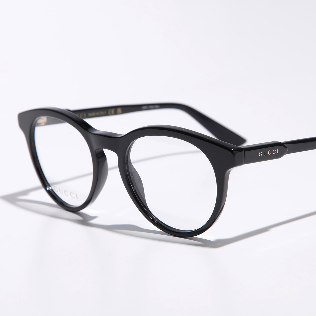 GUCCI グッチ メガネ GG1822O メンズ ボストン型 ロゴ 黒縁 セル