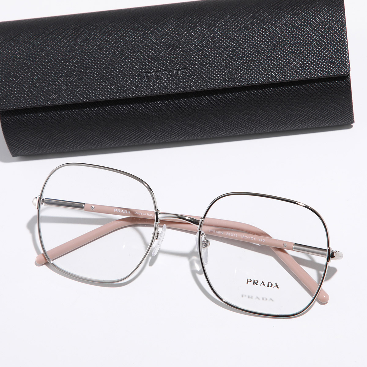 PRADA（プラダ） メガネ VPR 56W レディース スクエア型 メタル