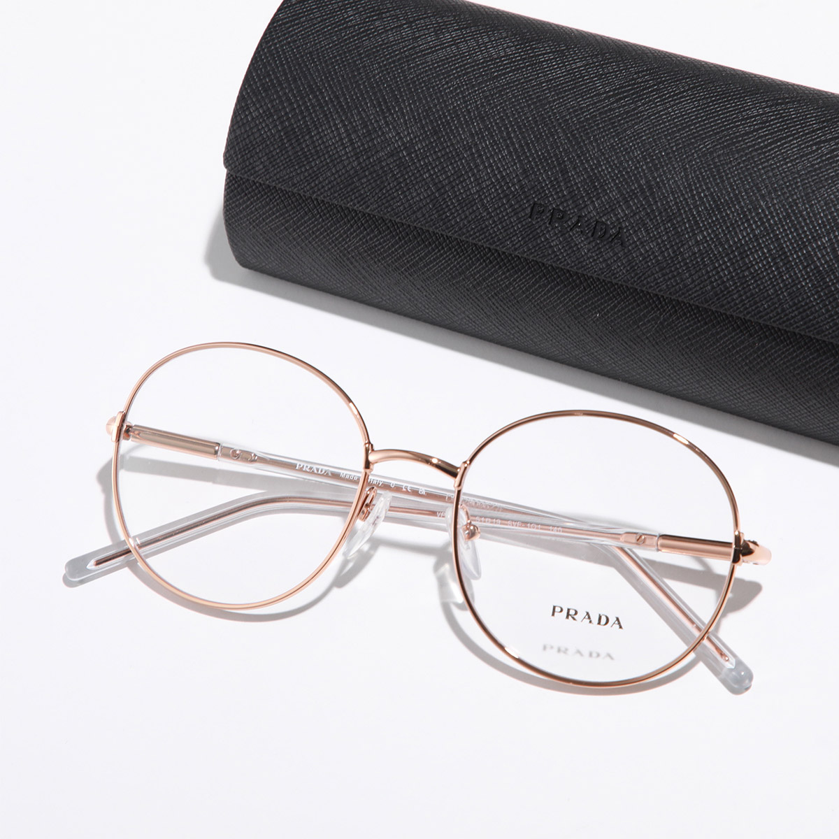 PRADA（プラダ） メガネ VPR 55W レディース ラウンド型 細フレーム