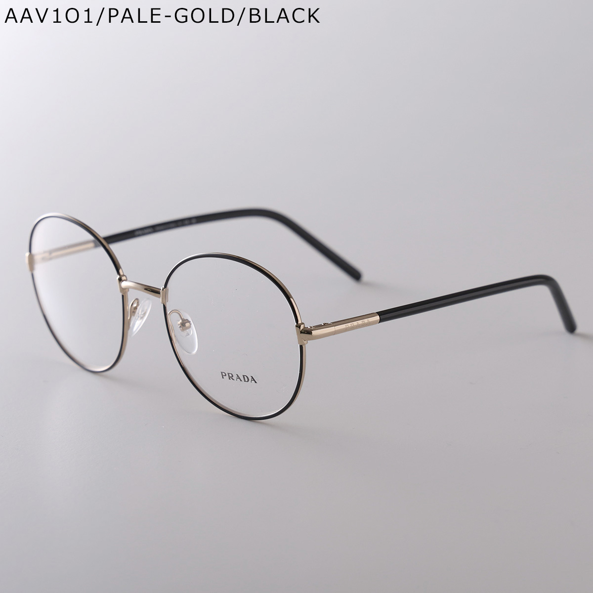 PRADA（プラダ） メガネ VPR 55W レディース ラウンド型 細フレーム